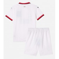 Camiseta AC Milan Segunda Equipación Replica 2024-25 para niños mangas cortas (+ Pantalones cortos)